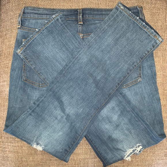 EUC Gap Slim Straight Cropped Jeans Size 26. - Picture 3 of 8